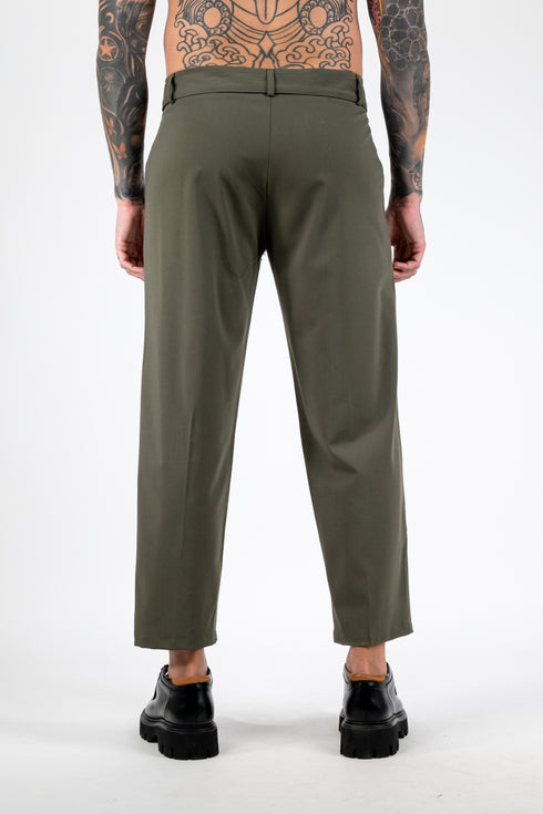 Olive Drip Pants